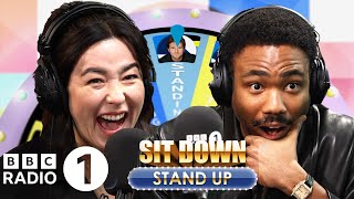 This Feels So Violating! Donald Glover & Maya Erskine Play Sit Down Stand Up