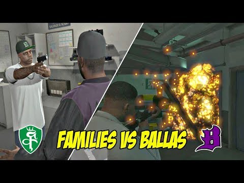 PERTEMPURAN GANGSTER FAMILIES VS BALLAS | GTA 5 MISI 9 : THE LONG STREECH | PC