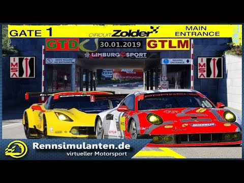 GTR2 Kölschbierbude: GTD/GTLM - Zolder/Start 20:00h 30-01-2019 Final Race Rennsimulanten!
