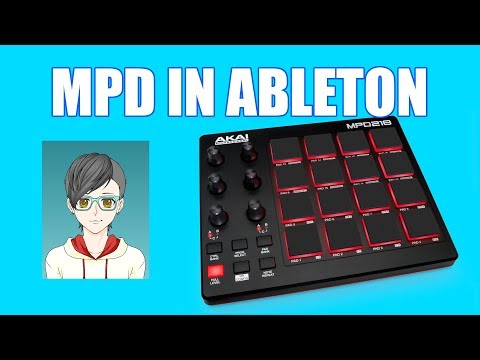 Using an Akai Pad Controller In Ableton Drum Rack