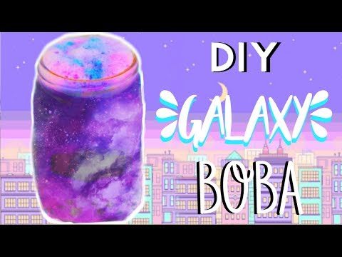 DIY Galaxy Bubble Tea! How to Make Boba Tea!