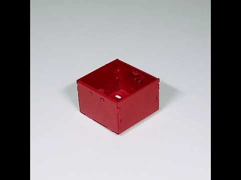 3x3, 2M  Electrical Modular GI Metal Box