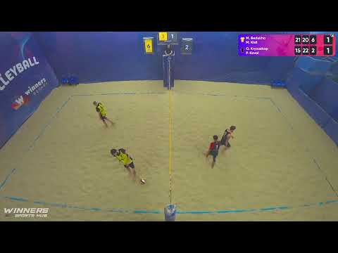 01:05 M.Bedukha / M.Kisil - O.Kryvoshap / P.Koval | Winners Beach Volleyball