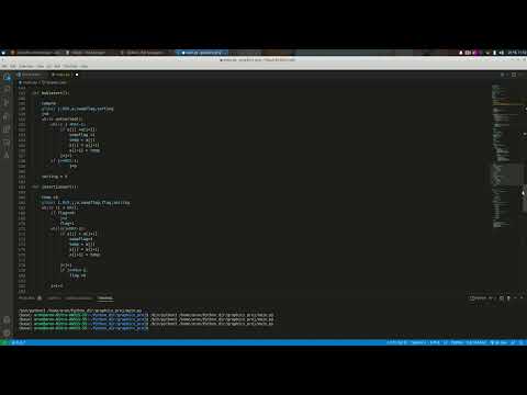 Computer Graphics Mini Project Sorting Visualizer In Python