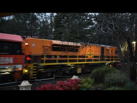 2182 with FQ02 FQ04 GWA02 in the rain at Aldgate, South Australia