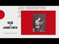 Vilia by Johnny Smith Jazz Guitar Tab Transcription