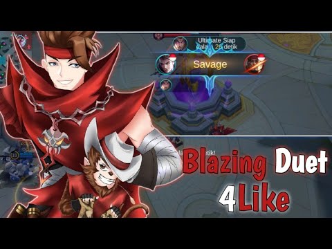 Kumpulan Blazing Duet Claude + Savage (4Like) - Mobile Legends Bang Bang