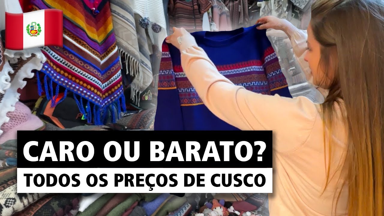 Todos os PREÇOS de CUSCO no Peru - CARO ou BARATO?