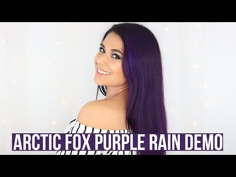ARCTIC FOX PURPLE RAIN REVIEW DEMO & HAIR COLORING TIPS