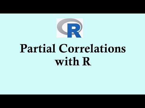 Statistics using R programming -  Calculating partial correlation using R