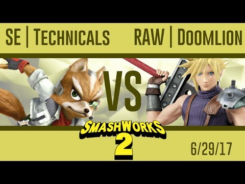 SE | Technicals (Fox) vs RAW | Doomlion (Cloud) - Wii U - SmashWorks 2