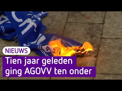 Supporters in tranen als het doek valt voor voetbalclub AGOVV uit Apeldoorn