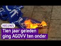Supporters in tranen als het doek valt voor voetbalclub AGOVV uit Apeldoorn