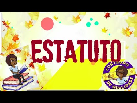 Gênero ESTATUTO em 2 minutos | Adoro Saber