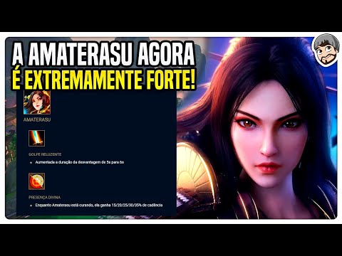 😬 35% DE ATTACK SPEED EM UMA HABILIDADE! TESTANDO O BUFF DA AMATERASU - Ranked Duelo