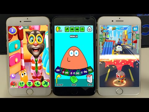 My Talking Tom 2 Vs Pou Vs Tom Hero - Android Gameplay Walkthrough