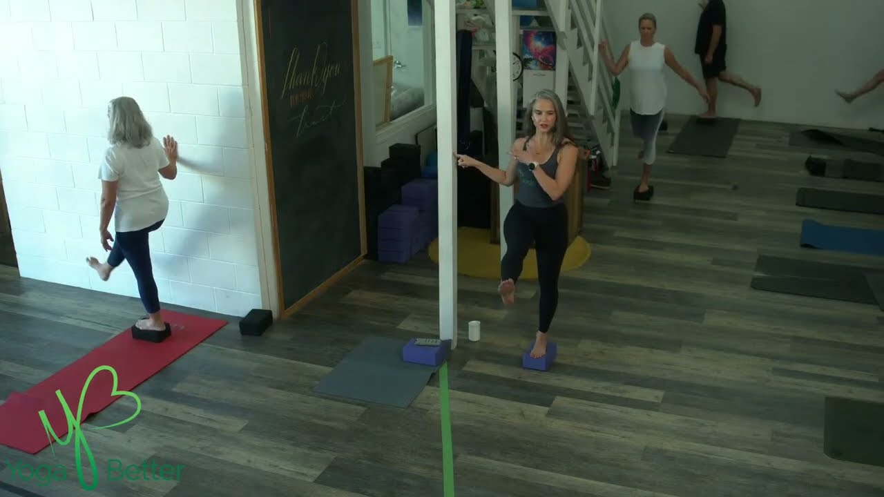 (Audio Starts at 32:20) Level 1 - 9am w/ ANDRIA 10.5.24 YOGA BETTER ON LINE! (class starts @ 00:10:07; ends @ 01:12:43)