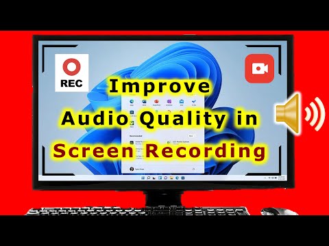 How to Improve Audio/Sound Quality in Screen Recording? Audio is too Low and Noisy? FIXED ✅