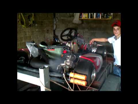 go-kart 125cc rotax da competizione(sound)