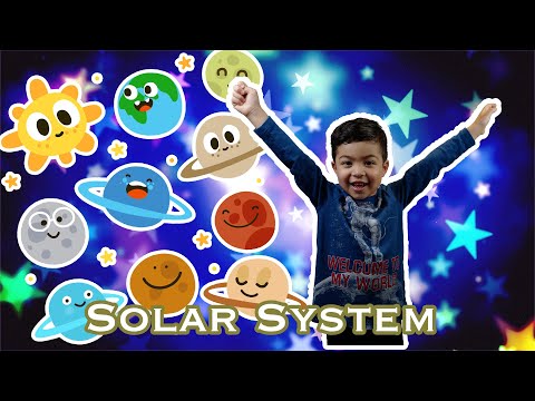 Solar System Song for kids to Learn with Play-doh planets by Milton!!!