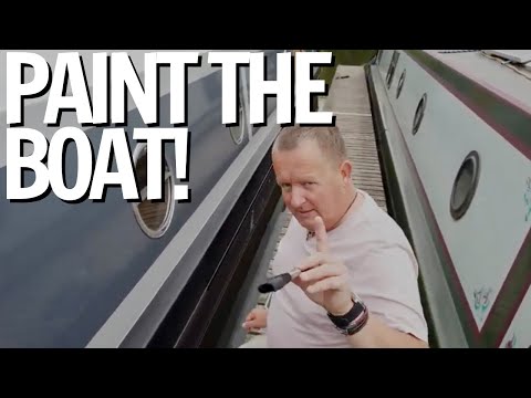 Narrow Boat Painting - Essential Maintenance for Boats Vlog No.49