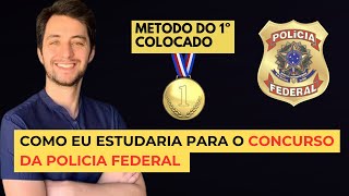 Como eu estudaria para o concurso da Polícia Federal em 2025?
