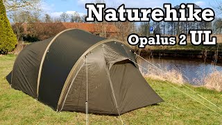 Naturehike Opalus 2 UL - Günstiges ultraleicht Zelt mit viel Platz - Tunnelzelt