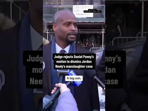 Judge rejects Daniel Penny's motion to dismiss Jordan Neely's manslaughter case #shorts