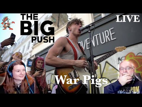 , title : 'The Big Push - War Pigs  (𝑩𝒍𝒂𝒄𝒌 𝑺𝒂𝒃𝒃𝒂𝒕𝒉 𝒄𝒐𝒗𝒆𝒓) -  Dad&DaughterReaction'