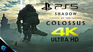 Shadow of the Colossus All Bosses and Ending Ultra HD PS5 (All Cutscene)