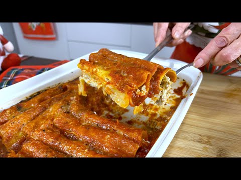 Il primo piatto di Natale 🎅 Cannelloni al ragù bianco