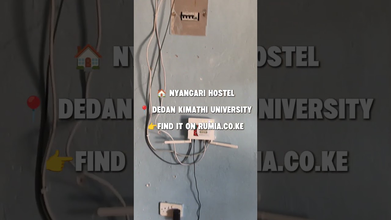 NYANGARI HOSTELS — hostel walkthrough video thumbnail
