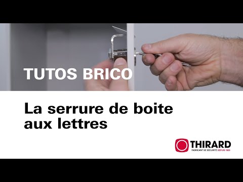 Pose serrure boite aux lettres