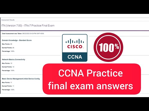 CCNA Practice final exam answers / ITN (Version 7.00) : Practice final exam answers #cisco