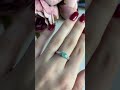 Серебряное кольцо с изумрудом 0.45ct