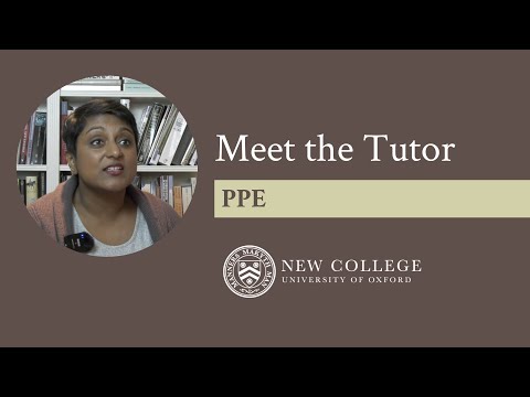 Meet the Tutor - PPE (Politics, Philosophy and Economics)