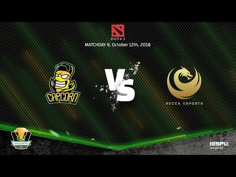 BEGINI CARANYA PUSH 3 LANE! CAPCORN VS RECCA : DOTA 2 TBOF IESPL