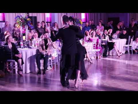  Sagdiana Hamzina  and  Dmitry Vasin  are  dancing  to  the  tango  "  Invierno  "  by  Francisco Canaro  at  La Boca Tango Festival  in  2021