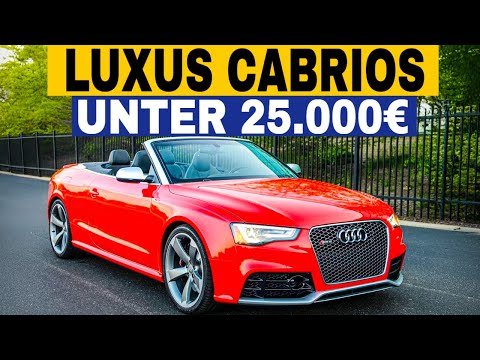 Oben ohne – aber mit über 300 PS! 13 Cabrios für den Sommer