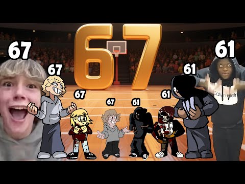Alle 67 vs. 61 Meme-Song-Remixe – Friday Night Funkin' (67 Meme vs. 61 Meme) – fnf 67 x 61 MEME-Mod