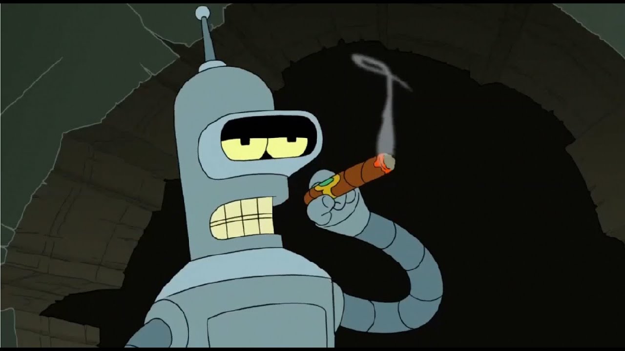 Futurama - Bender lighting cigars [compilation]