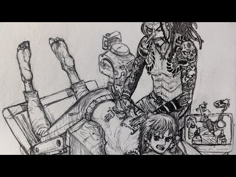 One Piece Art - Nami getting a tattoo by Usopp #shorts