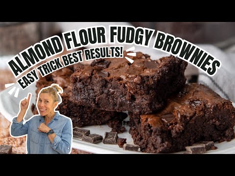 Seriously Fudgy Almond Flour Brownies (Gluten-Free Recipe)