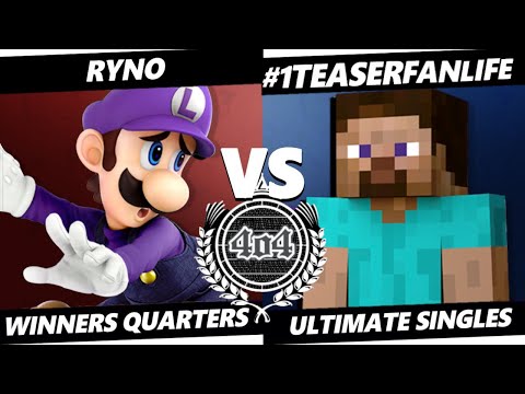 4o4 Smash Monthly 20 - RYNO (Luigi) vs #1 TEASER FAN FOR LIFE (Steve) - Winners Quarter-Final