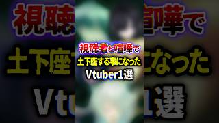 土下座したVTuber1選