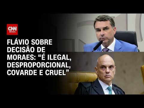 Flávio acusa Moraes de “vingança” após nova decisão que proíbe visitas a Bolsonaro | AGORA CNN