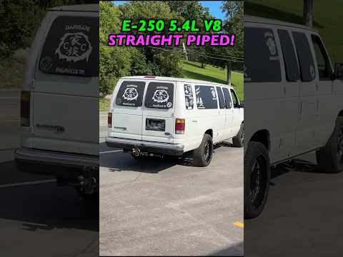 Thumbnail for 1999 Ford E-250 5.4L V8 w/ True Dual Straight Pipes!