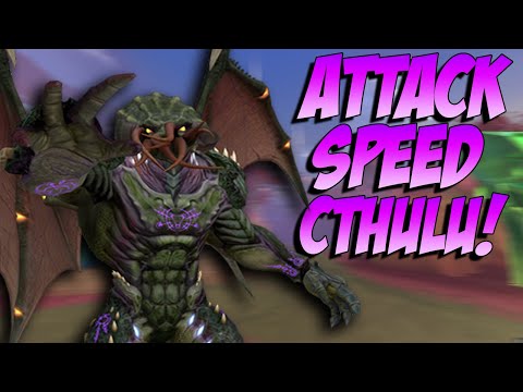 DOUBLE FEATURE ATTTEMPT AT FULL ATTACK SPEED CTHULU! - Masters Ranked Duel - SMITE