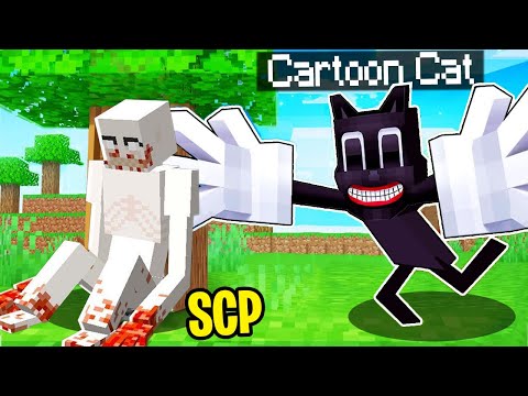 NON EVOCARE CARTOON CAT VS SCP SU MINECRAFT!!