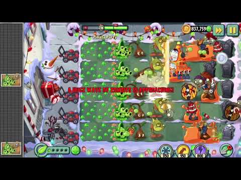 PvZ 2 - Pinata Party December 16, 2017 - Level 1 Plants